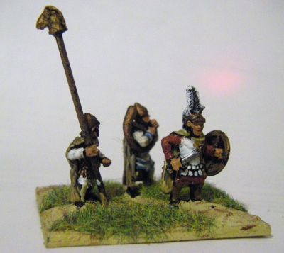 Carthaginian Officers from Xyston
Carthaginian officer pack - the standards are supplied as "heads" - add your own pole
Keywords:  LCART 
