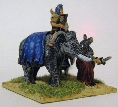 Carthaginian Officers from Xyston plus Numidian Elephant 
Carthaginian officer pack - the standards are supplied as "heads" - add your own pole
Keywords: LCART NUMIDIAN