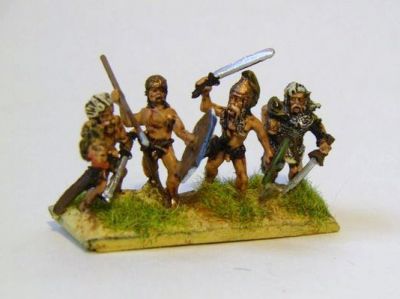 Gaeasati from Xyston & Warmodelling
Mixed Gaeasati and Gallic Nobles from Xyston, with other figures from Fantassin / Warmodelling. Warmodelling figure 2nd from left
Keywords: ancbritish gaeasati gallic