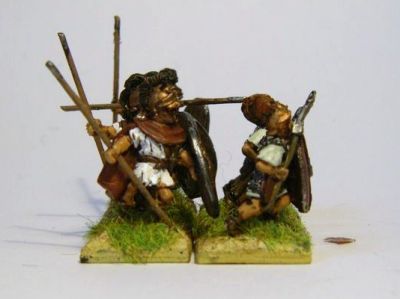 Greek Thureophoroi 
Xystons legendary huge ANC20104-Greek Thureophoroi figures next to Old Glory Republican legionaries
Keywords: Hpeltast