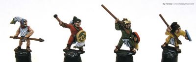 Aztec warriors 
Aztecs painted by [url=http://www.heresybrush.com/]Heresy Brush[/url] from Spain. 
Keywords: aztec