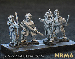 Norman foot archers.
New Normans from Baueda, sculpted by M Campagna. Pictures with permission of [url=http://www.vexillia.ltd.uk]Vexillia[/url] 
Keywords:  Norman crusader 