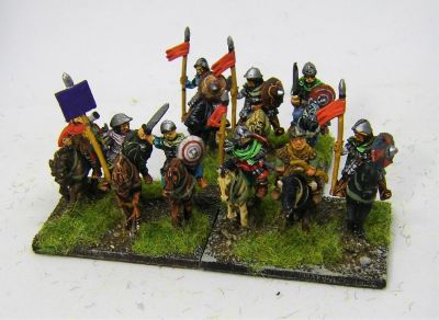 Carolingian Impetuous Cavalry 
A few mounted archers from Baueda mixed in as I had them spare

