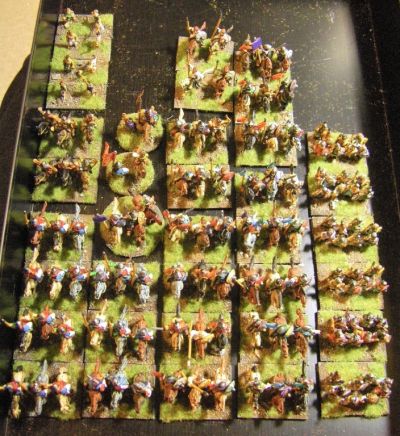 Carolingian Army
All of a Carolingan army for ADLG, 
