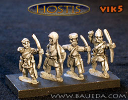 Viking Bowmen from Baueda
The former 50-Paces range. Photos provided by the manufacturer [url=http://www.baueda.com]Baueda[/url]. Figure codes as per illustration or filename.
Keywords: Viking
