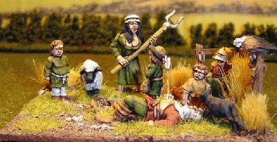 Wars of the Roses Camp / Peasants
28mm WOTR Trops painted by [url=http://www.jonspaintingservice.com]Jons Painting Service[/url]
Keywords: WOTR
