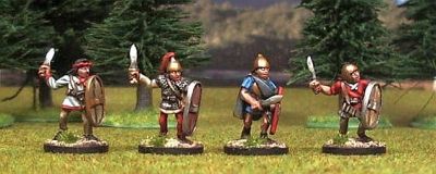 Celtiberian Warriors 1. With sword, oval shield.
Available in the UK from [url=http://www.vexillia.ltd.uk]Vexilia[/url], Europe from [url=http://www.corvusbelli.com/en/default.asp]Corvus Belli[/url] or the US from [url=http://www.50paces.com]50 Paces[/url]
Keywords: ancspanish