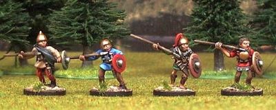Corvus Belli Spanish Celtiberian Warriors 2. With spear, round shield.
Available in the UK from [url=http://www.vexillia.ltd.uk]Vexilia[/url], Europe from [url=http://www.corvusbelli.com/en/default.asp]Corvus Belli[/url] or the US from [url=http://www.50paces.com]50 Paces[/url]
Keywords: ancspanish