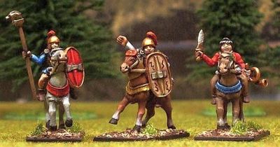 Corvus Belli Spanish Celtiberian Cavalry command group.
Available in the UK from [url=http://www.vexillia.ltd.uk]Vexilia[/url], Europe from [url=http://www.corvusbelli.com/en/default.asp]Corvus Belli[/url] or the US from [url=http://www.50paces.com]50 Paces[/url]
Keywords: ancspanish