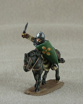 BYC06 Serbian Cavalry
from the C12-13 Byzantine range of [url=http://www.donnington-mins.co.uk/]Donnington[/url]. Figures supplied by he manufacturer, and painted by their own painting service. With mailshirt, waving sword, bow, helmet, long heater shield

Keywords: Komnenan plbyzantine lbyzantine thematic eserbian latins