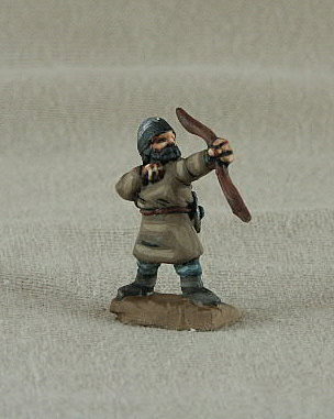BYF08 Byzantine Archer
Byzantines from the C12-13 range of [url=http://www.donnington-mins.co.uk/]Donnington[/url]. Figures supplied by he manufacturer, and painted by their own painting service. With tunic, firing bow, helmet

Keywords: Komnenan plbyzantine lbyzantine thematic