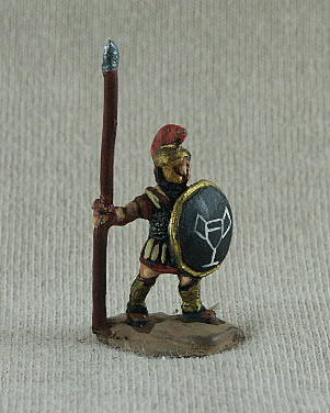 Classical Greek Era Hoplite
Greeks - pictures kindly provided by [url=http://shop.ancient-modern.co.uk/greeks-23-c.asp]Donnington Miniatures[/url], the manufacturer and painted by their painting service. linen or leather armour, long spear, Hoplon

Keywords: hgreek