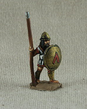 Classical Greek Era Spartan Hoplite
Greeks - pictures kindly provided by [url=http://shop.ancient-modern.co.uk/greeks-23-c.asp]Donnington Miniatures[/url], the manufacturer and painted by their painting service. GRF11 Spartan Hoplite linen armour, long spear, pilos helmet, Hoplon
 
 
Keywords: hgreek