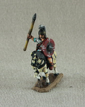 IBC02 Spanish Cavalry
Ancient Spanish range from [url=http://shop.ancient-modern.co.uk/ancient-spanish-and-celtiberians-27-c.asp]Donnington[/url]. Pictures provided by the manufacturer, and painted by their painting service. unarmoured or medium cavalry crested helmet, spear,round shield

Keywords: aspanish celtiberian