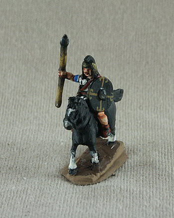 IBC03 Spanish Cavalry
Ancient Spanish range from [url=http://shop.ancient-modern.co.uk/ancient-spanish-and-celtiberians-27-c.asp]Donnington[/url]. Pictures provided by the manufacturer, and painted by their painting service. Cavalry unarmoured or medium cavalry, spear, round shield, crested sinew cap
 
Keywords: aspanish celtiberian
