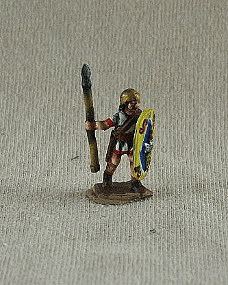IBF01 Spanish Scutarius
Ancient Spanish range from [url=http://shop.ancient-modern.co.uk/ancient-spanish-and-celtiberians-27-c.asp]Donnington[/url]. Pictures provided by the manufacturer, and painted by their painting service. unarmoured, spear, squared shield, sinew cap

Keywords: aspanish celtiberian