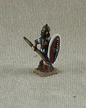 IBF07 Celtiberian Scutarius
Ancient Spanish range from [url=http://shop.ancient-modern.co.uk/ancient-spanish-and-celtiberians-27-c.asp]Donnington[/url]. Pictures provided by the manufacturer, and painted by their painting service. 
Keywords: aspanish celtiberian