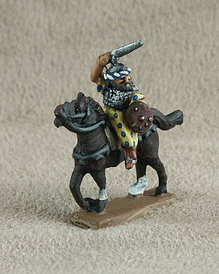 Arab cavalry officer
Figure code as per the filename, sold singly by [url=http://www.donnington-mins.co.uk/]Donnington Miniatures[/url]. Picture provided by the manufacturer, painted by their own painting service.
Keywords: arab abbasid