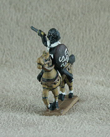 Arab Berber cavalry
Figure code as per the filename, sold singly by [url=http://www.donnington-mins.co.uk/]Donnington Miniatures[/url]. Picture provided by the manufacturer, painted by their own painting service.
Keywords: arab abbasid