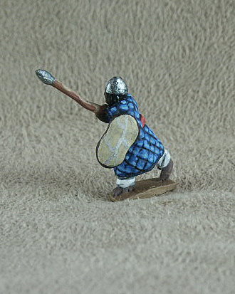 Arab Nubian Spearman DMF10
From Donningtons Arab range. Pictures with permission of the [url=http://shop.ancient-modern.co.uk/arabs-76-c.asp]Donnington Miniatures[/url] and painted by their painting service Quilted coat, spear, helmet, shield  
Keywords: abbasid arab ayyubid bedouin berber fatimid mamluk seljuk umayyad