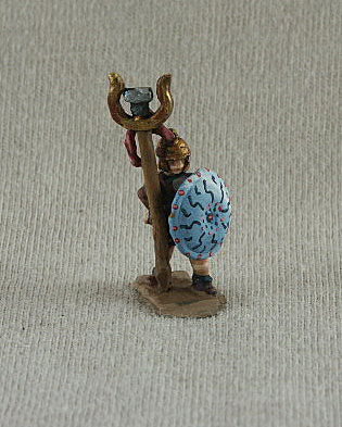 Carthaginian CAF02 Libyan Standard Bearer
Carthaginians from [url=http://www.donnington-mins.co.uk/]Donnington[/url]. Painted by their own painting service. This figure is medium foot, large round shield
Keywords: Lcarthage ecarthage carthage
