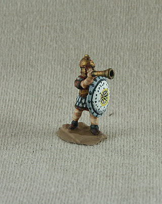 Carthaginian CAF03 Libyan Trumpeter
Carthaginians from [url=http://www.donnington-mins.co.uk/]Donnington[/url]. Painted by their own painting service. This figure medium foot, large round shield

Keywords: Lcarthage ecarthage carthage