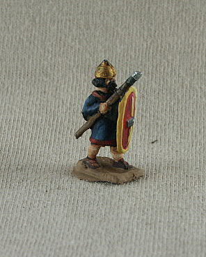 Carthaginian CAF08 Citizen Spearman
Carthaginians from [url=http://www.donnington-mins.co.uk/]Donnington[/url]. Painted by their own painting service. This figure has spear, shield

Keywords: Lcarthage ecarthage carthage