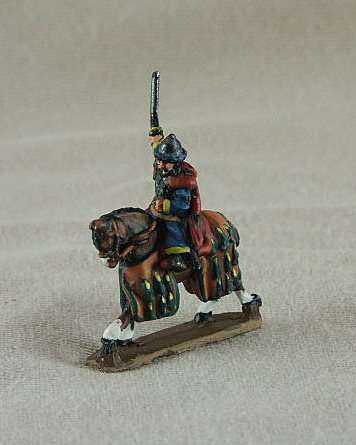 TC03 Mounted Turkish/Fatimid General (Saladin)
Seljuk troops from [url=http://www.donnington-mins.co.uk/]Donnington[/url]. Painted by Donningtons painting service. TC03 Mounted Turkish/Fatimid General (Saladin)
cloak, waving sword, fur trimmed helmet

Keywords: Seljuk fatimid mamluk umayyad ayyubid berber arabcav arabfoot