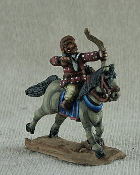 Thracian  Mounted Getic Archer
THracians from [url=http://www.donnington-mins.co.uk/]Donnington[/url], painted by their painting service. THC03
firing
Keywords: thracian saka