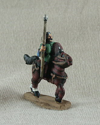 Vandal Mounted Warrior
Vandal cavalry from [url=http://www.donnington-mins.co.uk/]Donnington[/url] and painted by their painting service. DNC02 tunic, wide trousers, spear, round shield
Keywords: Vandal gothcav ebulgar visigoth