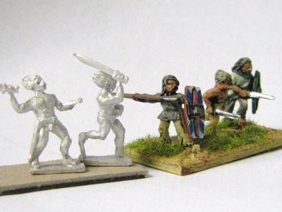 Unclothed Cauls from Fantassin vs Corvus Belli Celts
Unpainted Fantassin Miniatures Celts from [url=www.warmodelling.com]Warmodelling[/url] take on Corvus Belli (painted) Celts. 
Keywords: gauls celt galatian