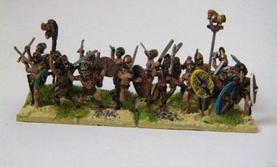 Gaeasati Warriors
Xystons Gaeasati Nobles and Fantassins unclothed celtic warriors together
Keywords: Gaul, galatian, gaeasati