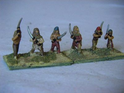 Dacian Falxmen
Dacian falxmen. Large figures - Donnington, Small - Mikes Models
Keywords: Dacian
