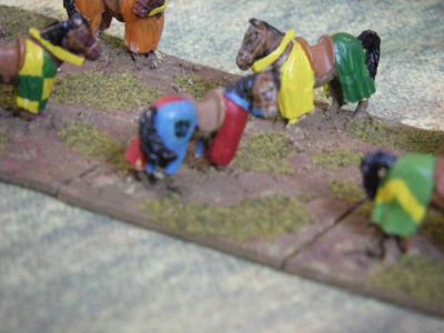 Barded horses
Dismounts
Keywords: barded