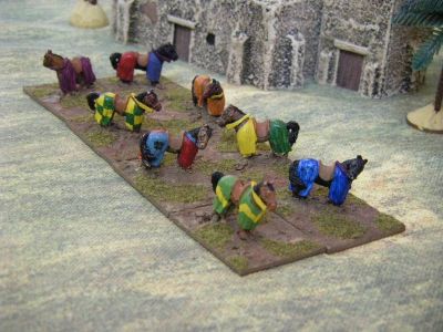 Barded horses
dismounts
Keywords: barded