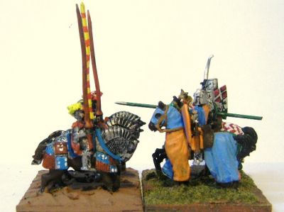 C15 Knights
Fully Armoured knights and Mirliton knights
Keywords: C15 barded