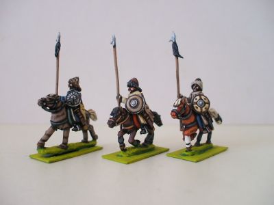 Mongol Light cavalry with lance/shield - 3 horsemen/3 horse variants 
Mongols from [url=http://www.legio-heroica.com/Mongoli-en.html]Lehio Heroica[/url] - pictures from the manufacturer
Keywords: Mongol Mongol lmongol nomad Mongol
