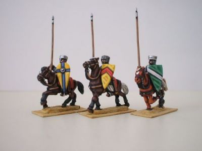 Crusader Armenian Heavy Cavalry -  2 knights/4 horse variations
1150 to 1190 Crusader range from [url=http://www.legio-heroica.com/Crociati-en.html]Legio Heroica[/url] - pictures supplied by the manufacturer
Keywords: Crusader crusader latins efknights georgian