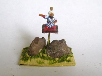 Arab General on Magic Carpet
Arab troops painted by Martin van Tol 
Keywords: arabcav arabfoot