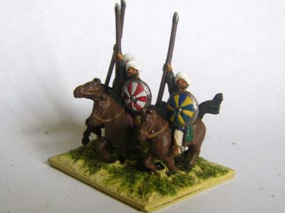Generic Arab Cavalry 
Arab troops painted by Martin van Tol 
Keywords: arabcav arabfoot mamluk