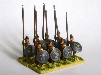 Hellenistic Pikemen
Painted by Martin van Tol 
Keywords: Alexmac bactrian Hhfoot