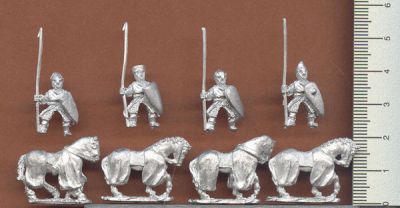 Early Crusader range barded knights
Early Crusaders from Italy's [url=http://www.strategiaetattica.it/elenco_15mm.asp]Miniature Wars[/url]. 
Keywords: ecrusader emgerman