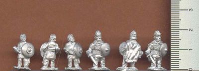 Frankish Infantry
Franc range from Italys [url=http://www.strategiaetattica.it/elenco_15mm.asp]Miniature Wars[/url]. Painted by Brian of 50 Paces 
Keywords: gothfoot EGERMAN lgoth