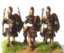 Spanish Heavy Cavalry
Spanish from [url=http://www.strategiaetattica.it/elenco_15mm.asp]Miniature wars of Italy's[/url] Ancient Mercenaries range Painted by Brian of 50 Paces
Keywords: ancspanish