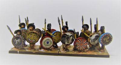 Museum Z-range Hoplites
New (2019) digitally sculpted hoplites from Museum, with LBMS shield transfers
