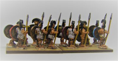 Museum Z-range Hoplites
New (2019) digitally sculpted hoplites from Museum, with LBMS shield transfers
