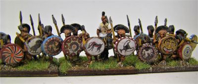 Museum Z-range Hoplites
New (2019) digitally sculpted hoplites from Museum, with LBMS shield transfers
