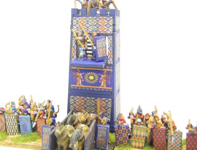 Museum Z-Sculpt Persian Sparabara
Museum Miniatures Z digital sculpt range Persians, in deep formations. The pavises are printed images found on Pinterest. Siege tower is a 10mm scale model from Pendraken with Essex crew 
Keywords: EAP; LAP