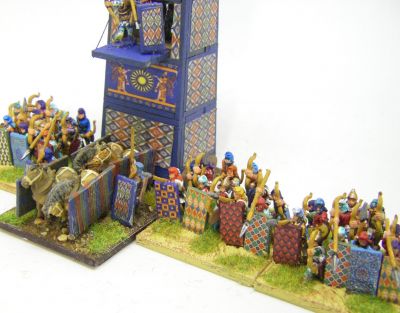 Museum Z-Sculpt Persian Sparabara
Museum Miniatures Z digital sculpt range Persians, in deep formations. The pavises are printed images found on Pinterest. The Cyrus tower is a 10mm siege tower from Pendraken
Keywords: EAP; LAP