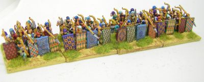 Museum Z-Sculpt Persian Sparabara
Museum Miniatures Z digital sculpt range Persians, in deep formations. The pavises are printed images found on Pinterest
Keywords: EAP; LAP